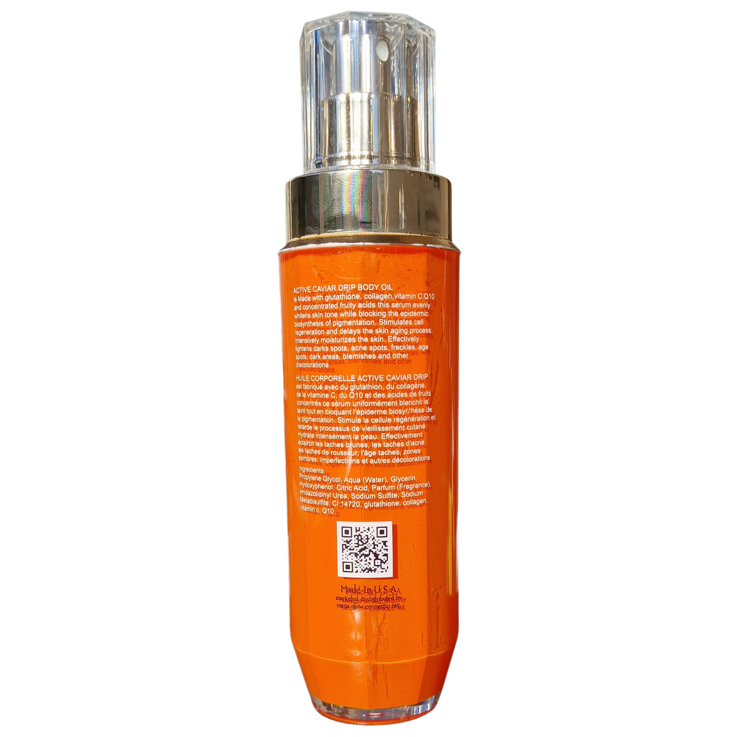 Active Caviar Drip - Vitamin C +Turmeric Oil (100ml / 3.38 fl oz)