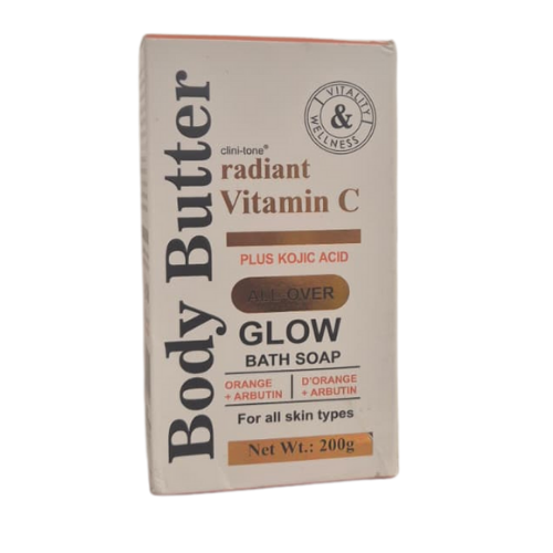 Clini-tone - Radiant Vitamin C Orange + Arbutin Glow brightening bar soap Bar Soap (200g)