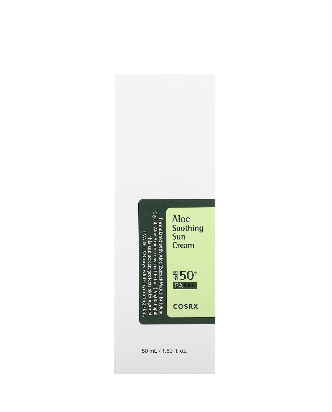 COSRX - Aloe Soothing Sun Cream, PA+++, SPF 50+,  (50 ml)