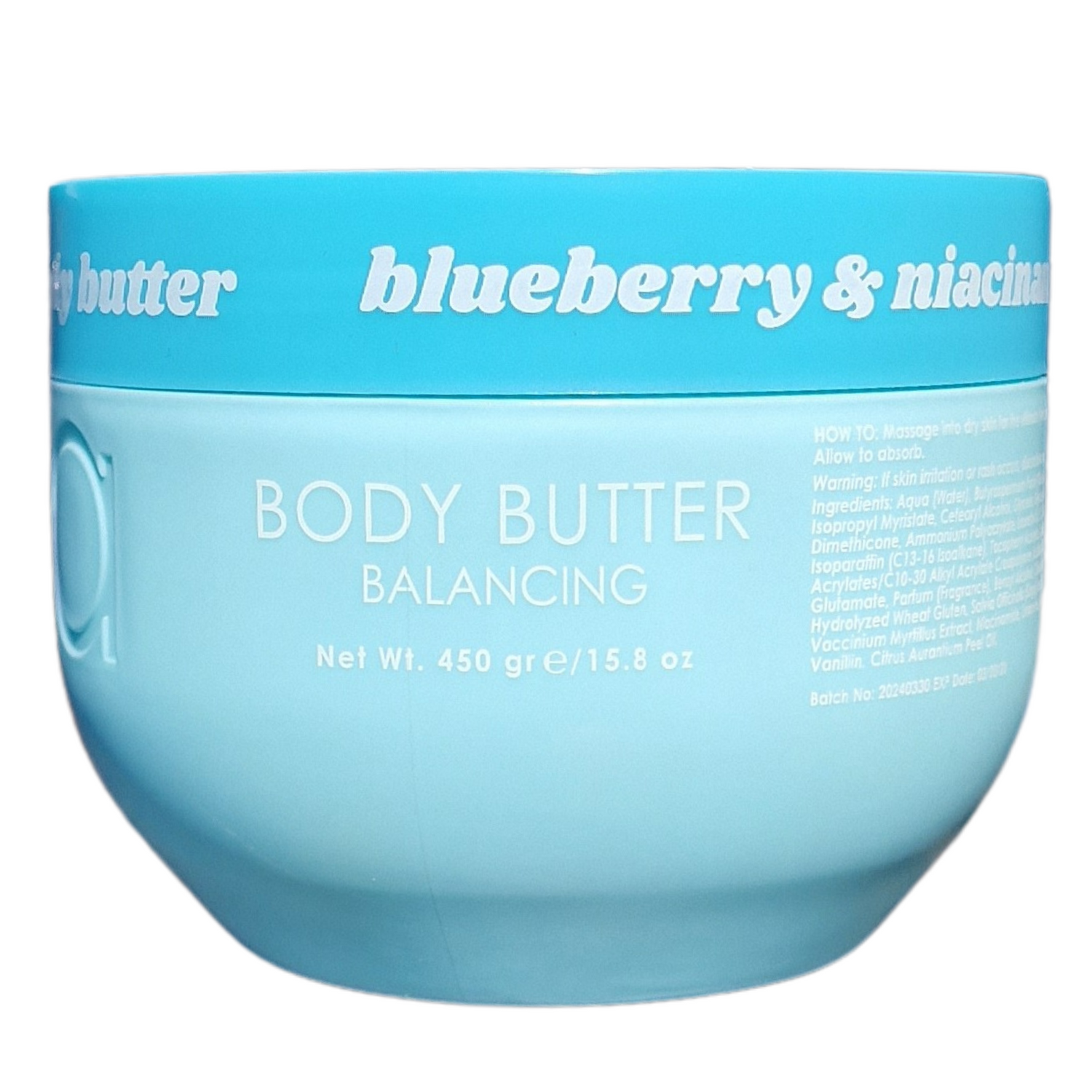 Ciroa - Blueberry &amp; Niacinamide Body Butter (450 g / 15.8 fl oz)