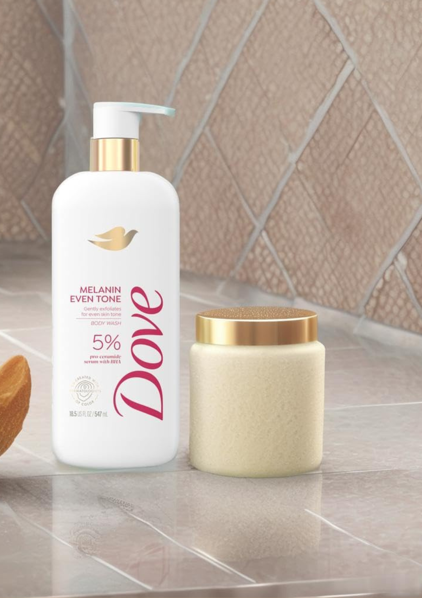 Dove -   5% pro-ceramide serum &amp; BHA  Exfoliating Body Wash (18.5 oz)