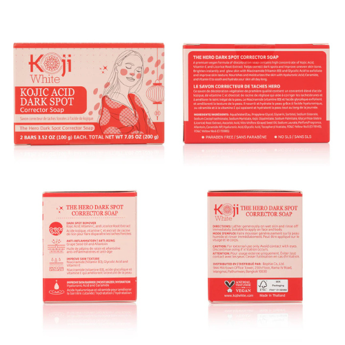 Koji White - Kojic Acid Dark Spot Corrector 2 Bar Soaps (100g)