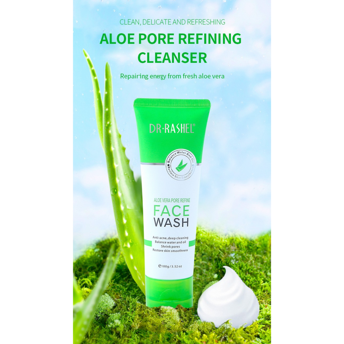 Dr Rashel - Aloe Vera Pore Refine Face Wash