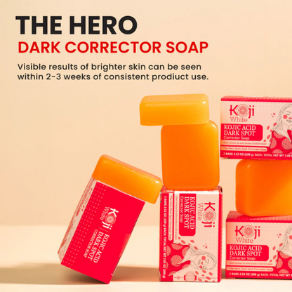 Koji White - Kojic Acid Dark Spot Corrector 2 Bar Soaps (100g)