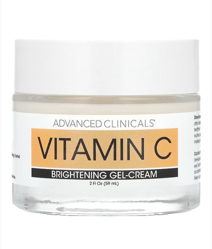Advanced Clinicals - Vitamin C, Brightening Gel-Cream, 2 fl oz (59 ml)