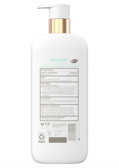 Dove - Acne Salicylic Acid  Serum Body Wash  (18.5 Fl Oz)