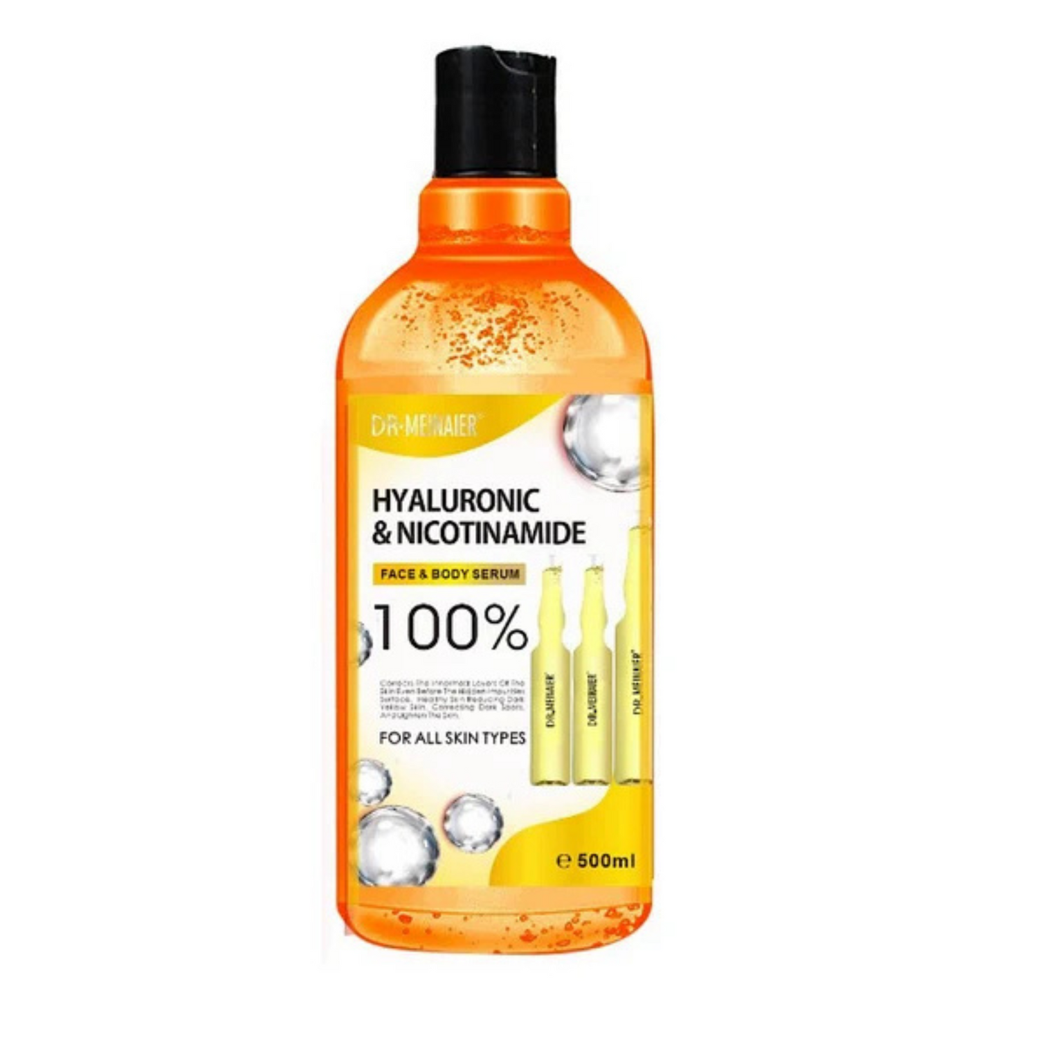 DR.MEINAIER - Hyaluronic &amp;Nicotinamide Face &amp; Body Serum. (500ml)