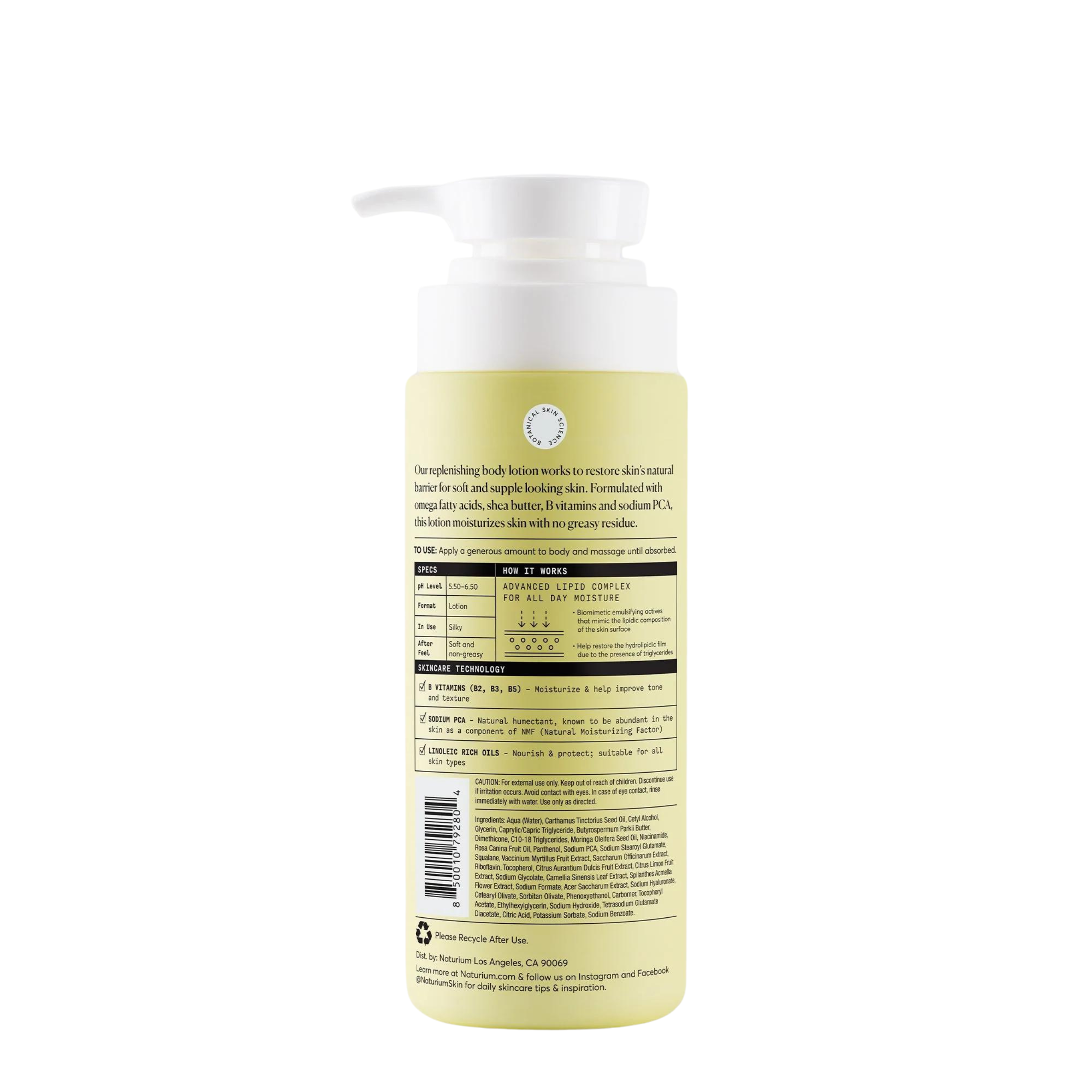 Naturium - Bio-Lipid Restoring Body Lotion (414 ml/ 14 fl oz)