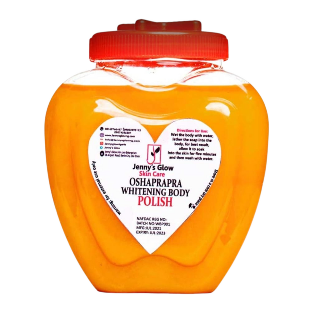 Jennysglow Active Toning body polish A.K.A (Oshaprapra Polish) 2Ltrs