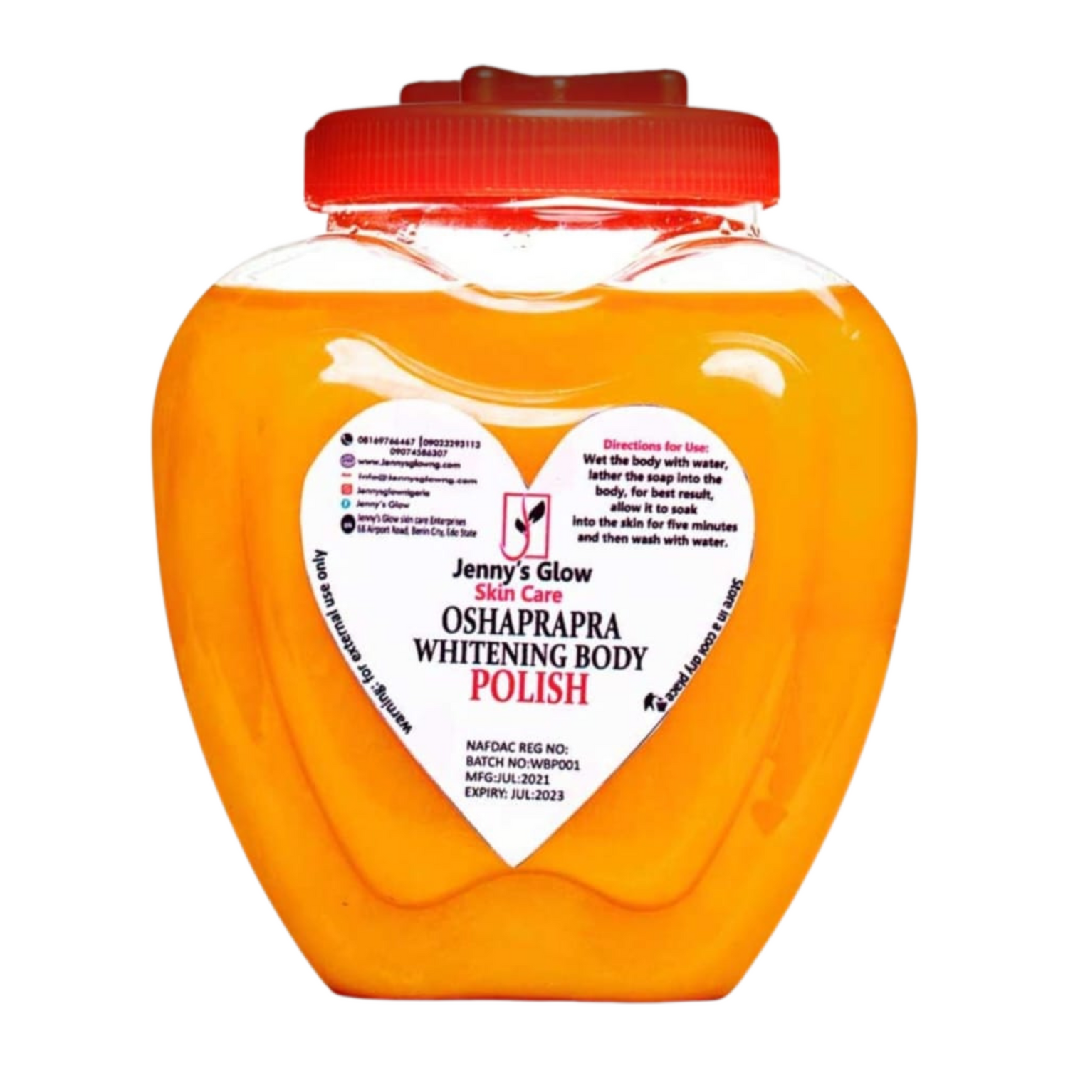 Jennysglow Active Toning body polish A.K.A (Oshaprapra Polish) 2Ltrs