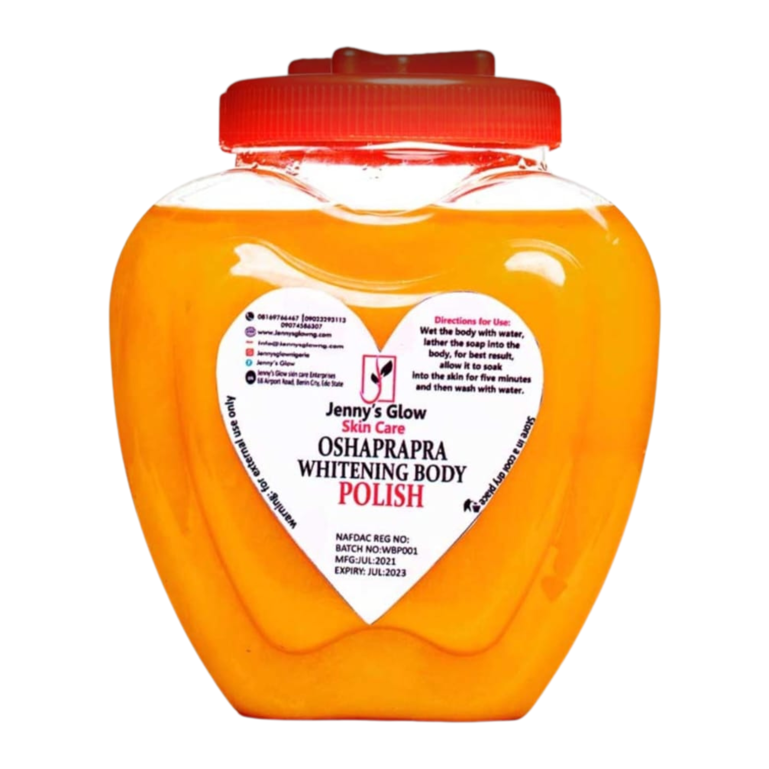 Jennysglow Active Toning body polish A.K.A (Oshaprapra Polish) 2Ltrs