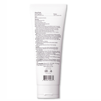 Touch - Acne Treatment Gel - Benzoyl Peroxide 2.5% (8oz)