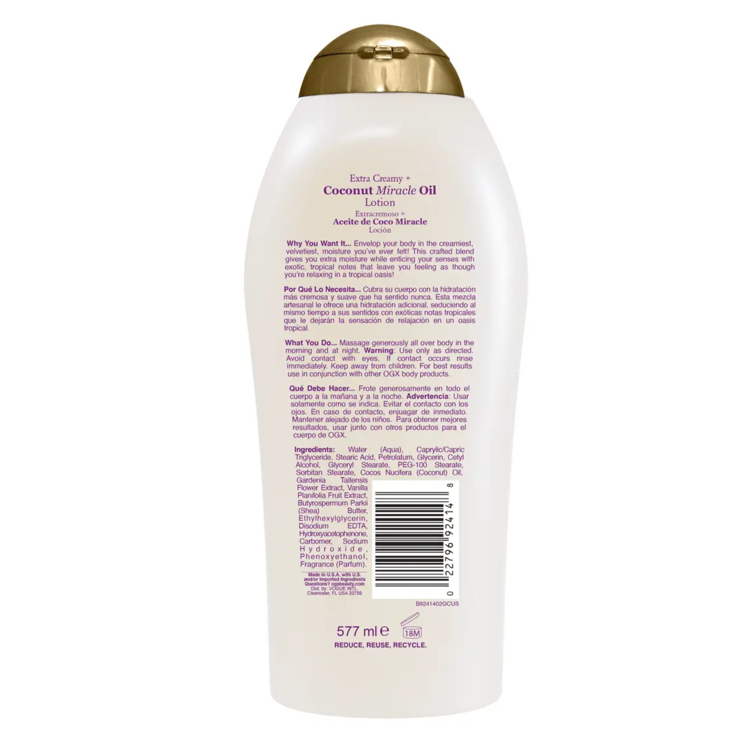 ogx - Coconut Oil Ultra Moisture Lotion