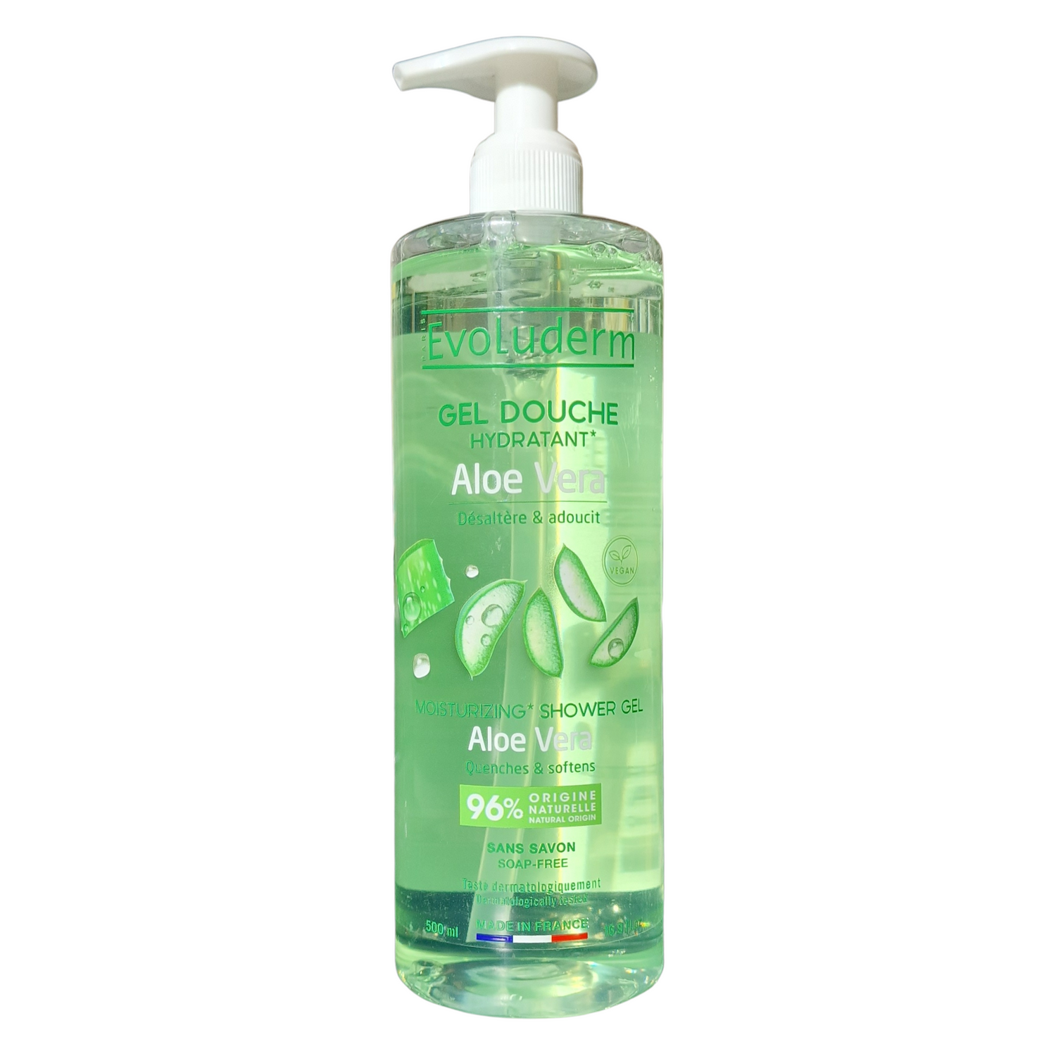 Evoluderm - Aloe Vera Gel (500ml / 17.6 fl oz)