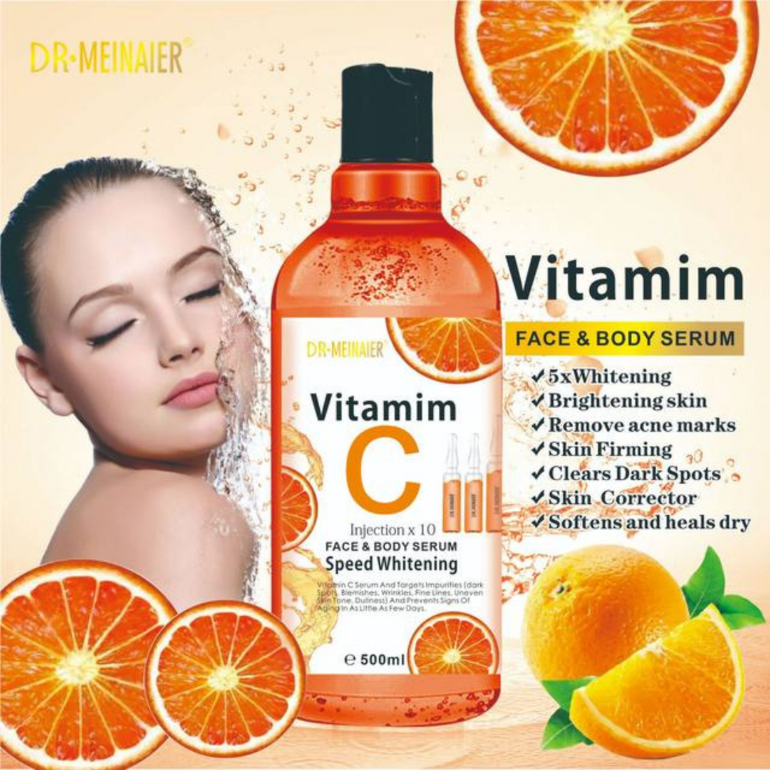 DR.MEINAIER - Whitening Vitamin C Serum (500ml)