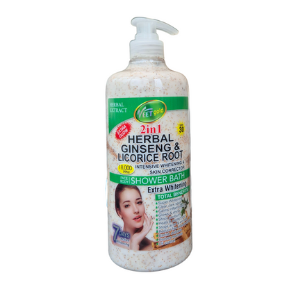 Veetgold - Herbal Ginseng &amp; Licorice Root Shower bath ( 1000ml)