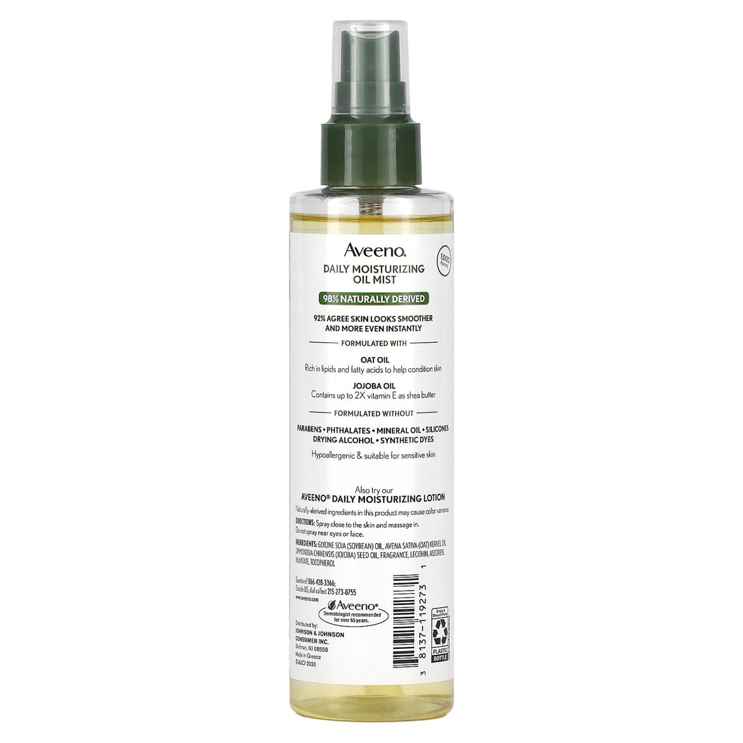 Aveeno - Daily Moisturising Body Oil Mist ( 200ml/ 6.7gl oz )