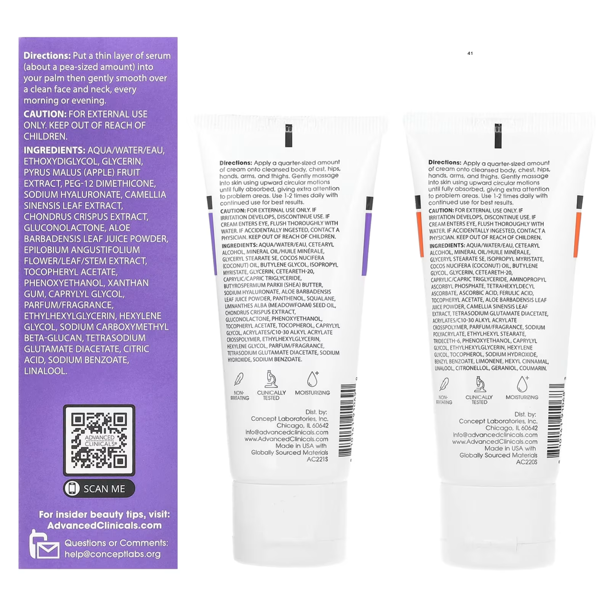 Advanced Clinicals- Hydration Beauty Bag