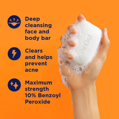 PanOxyl - Acne Treatment Bar 10% Benzoyl Peroxide (120g)