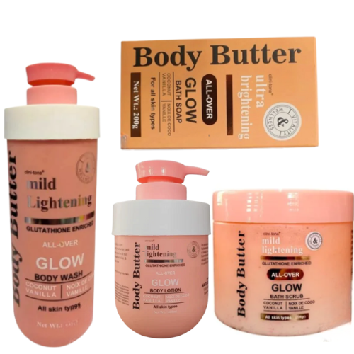 Clini-tone - Glutathione Brightening Vanilla &amp; Coconut Set