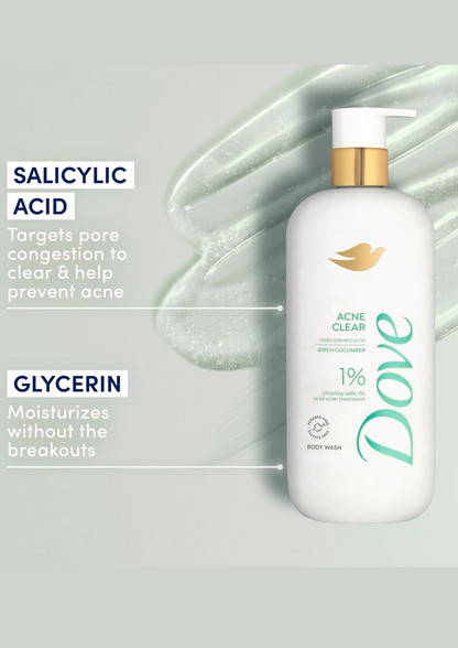 Dove - Acne Salicylic Acid  Serum Body Wash  (18.5 Fl Oz)
