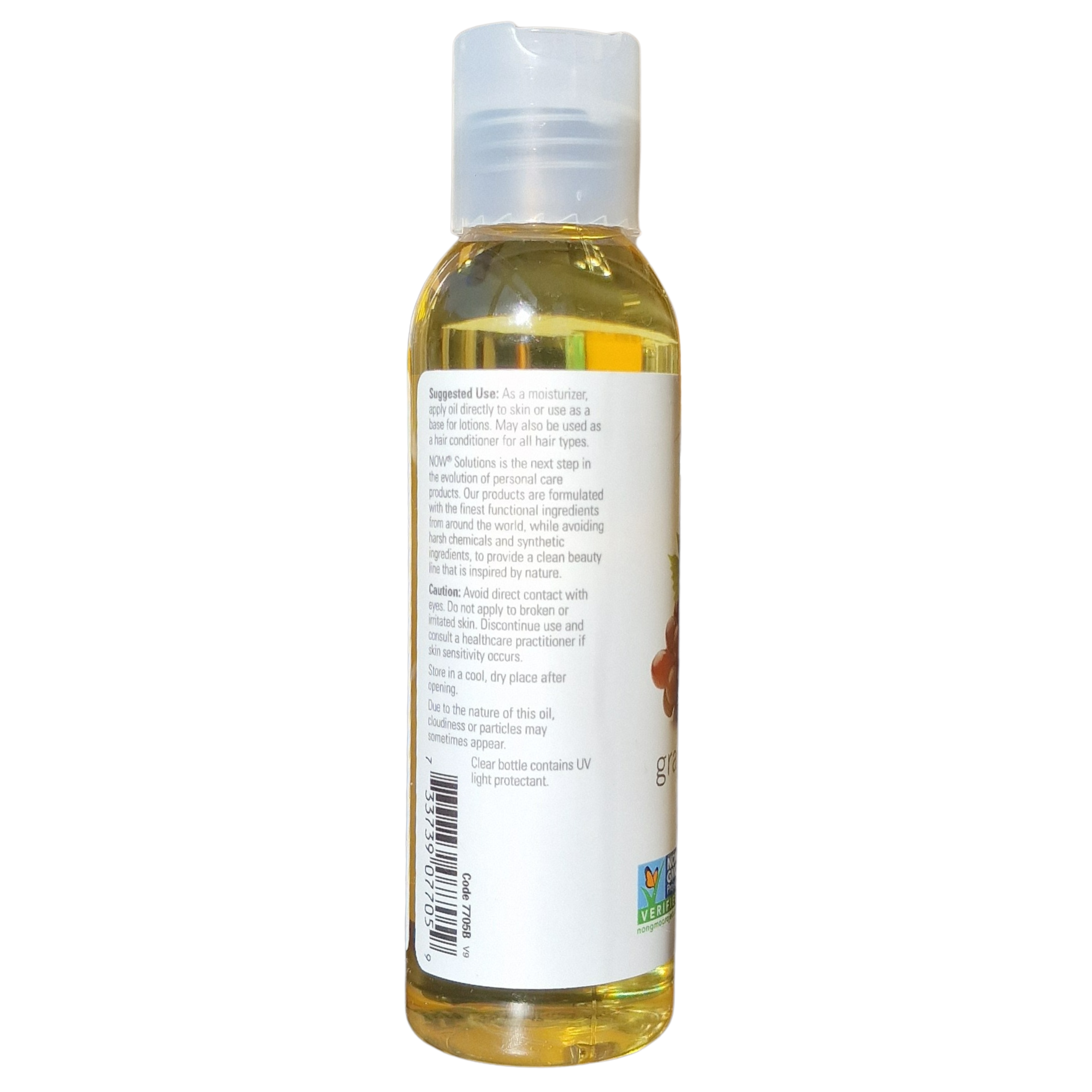 Now Solutions - Grapeseed Oil (118ml / 4 fl oz)