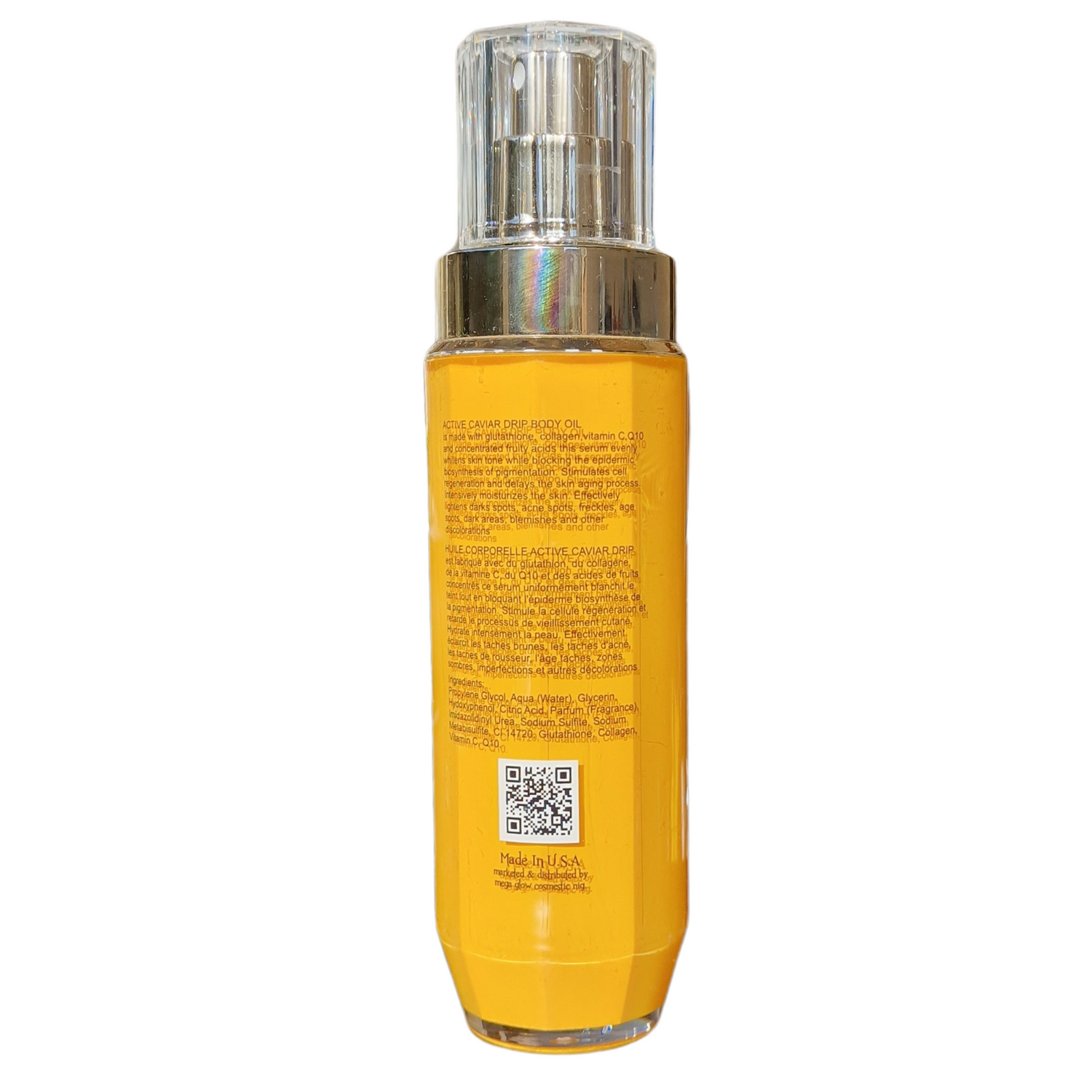 Active Caviar Drip - Super Bleaching Body Oil Gluta Injection 150000mg - (100ml / 3.38 fl oz)