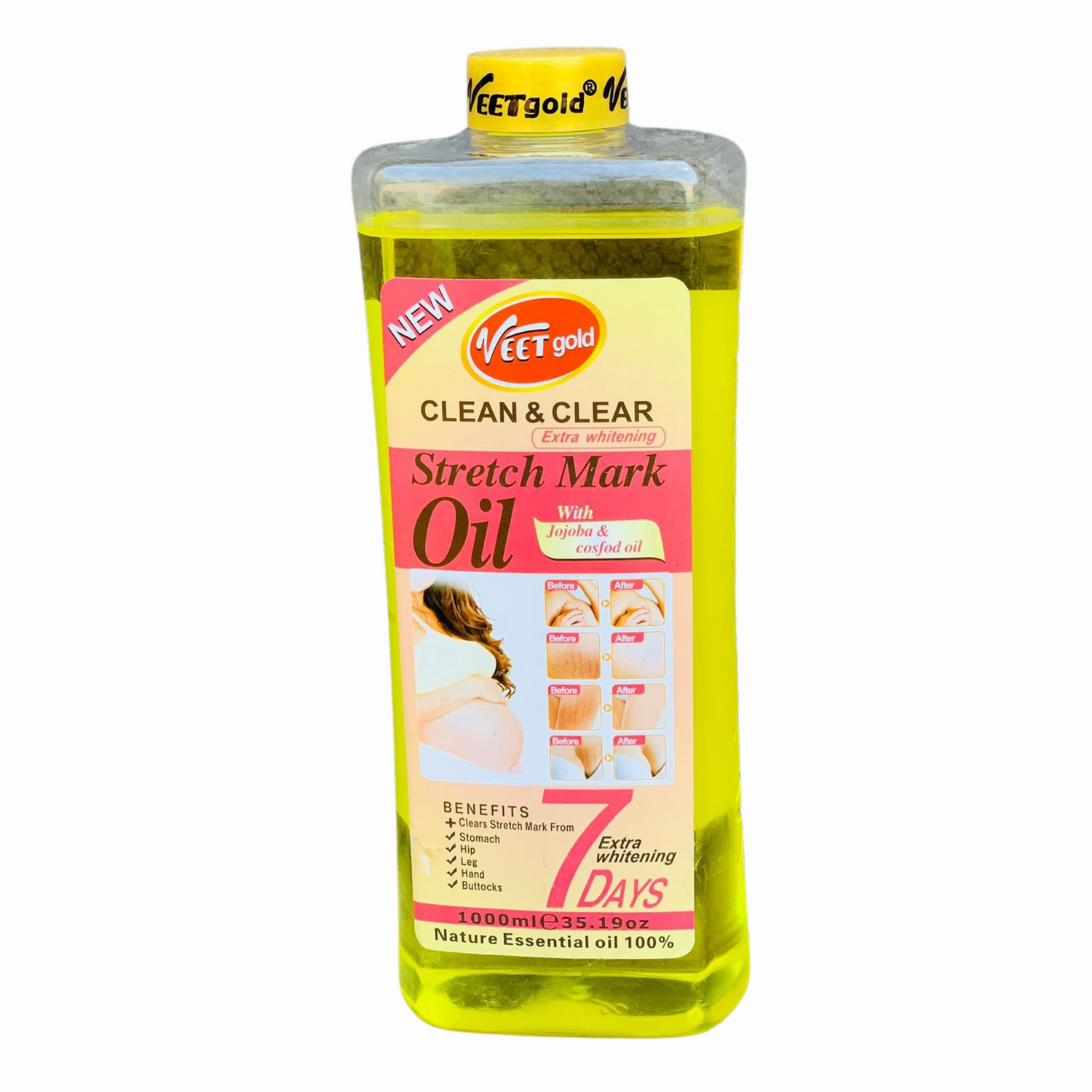 Veetgold- Stretch Mark Body Oil (100ml/1L)