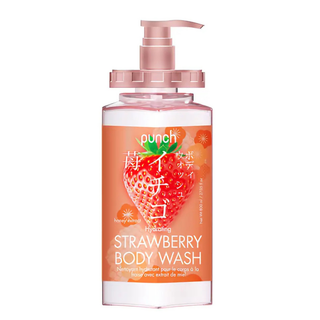 PUNCH - Hydrating Strawberry Body Wash (800ml)