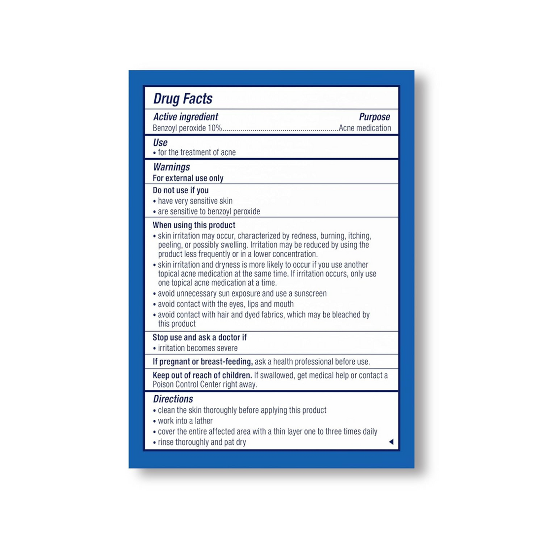 PanOxyl - Acne Treatment Bar 10% Benzoyl Peroxide (120g)