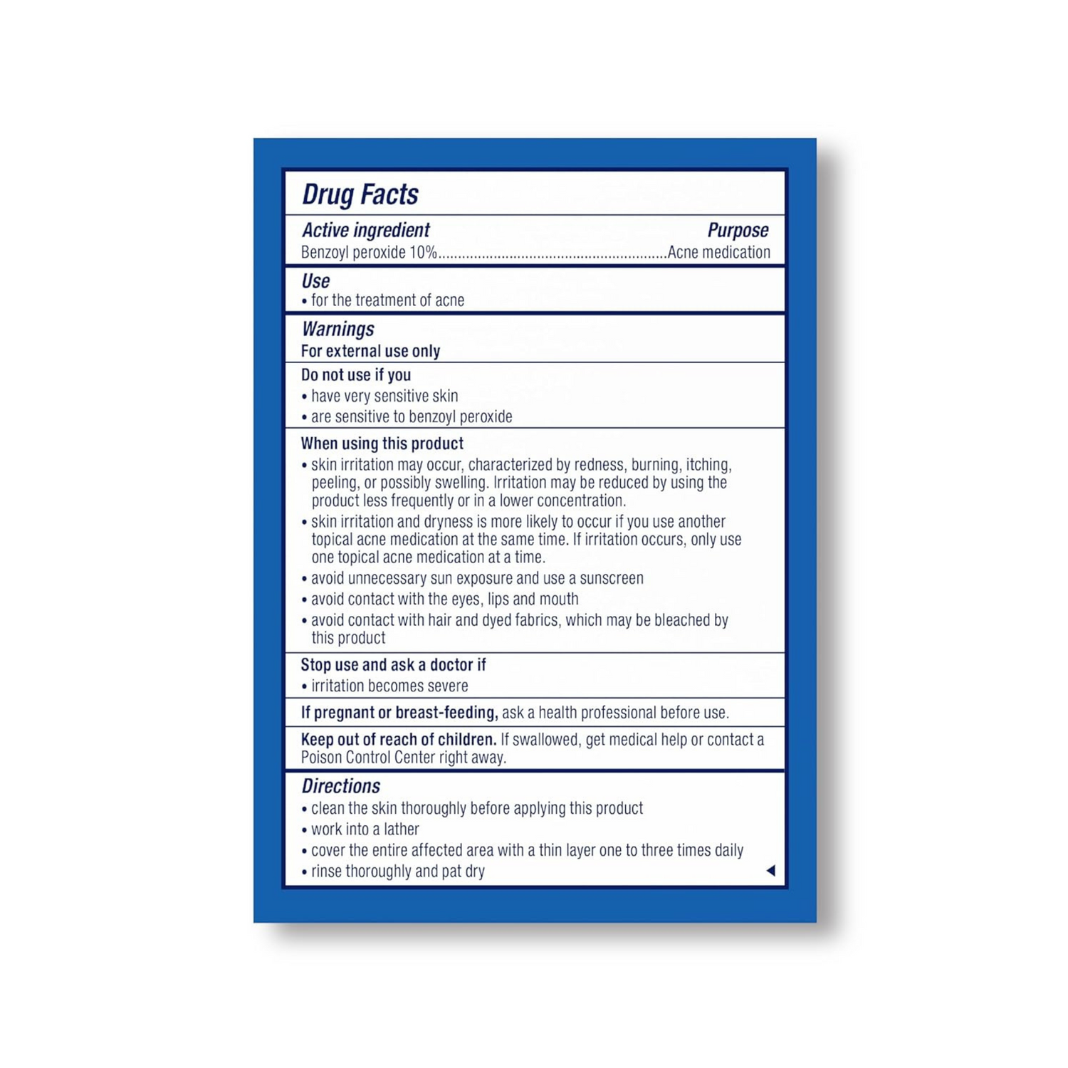 PanOxyl - Acne Treatment Bar 10% Benzoyl Peroxide (120g)