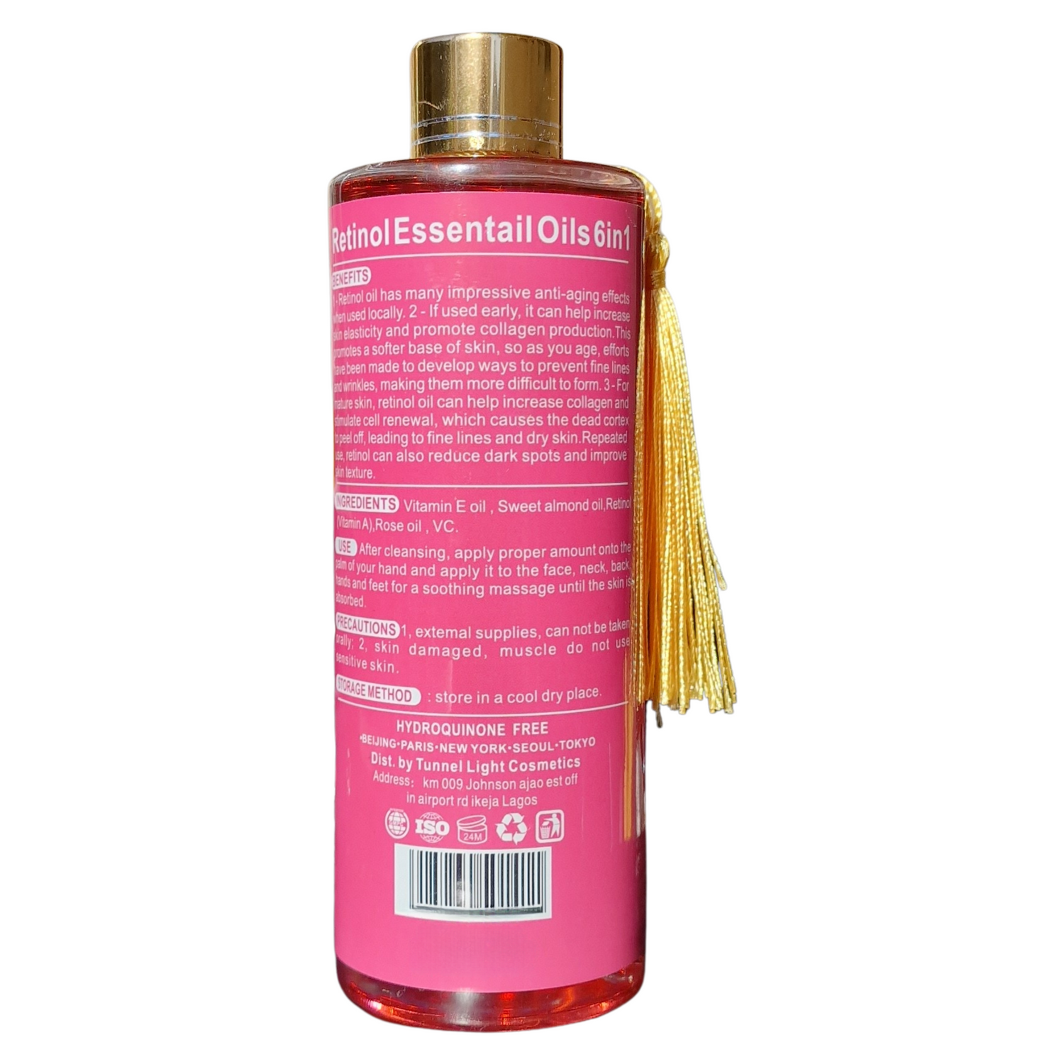 Morrocan Argan Essential Oils 6in1 - Retinol (300ml / 11 fl oz)