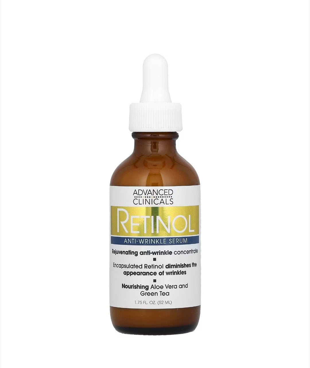 Advanced Clinicals - Retinol Serum, Anti-Wrinkle, 1.75 fl oz (52 ml)