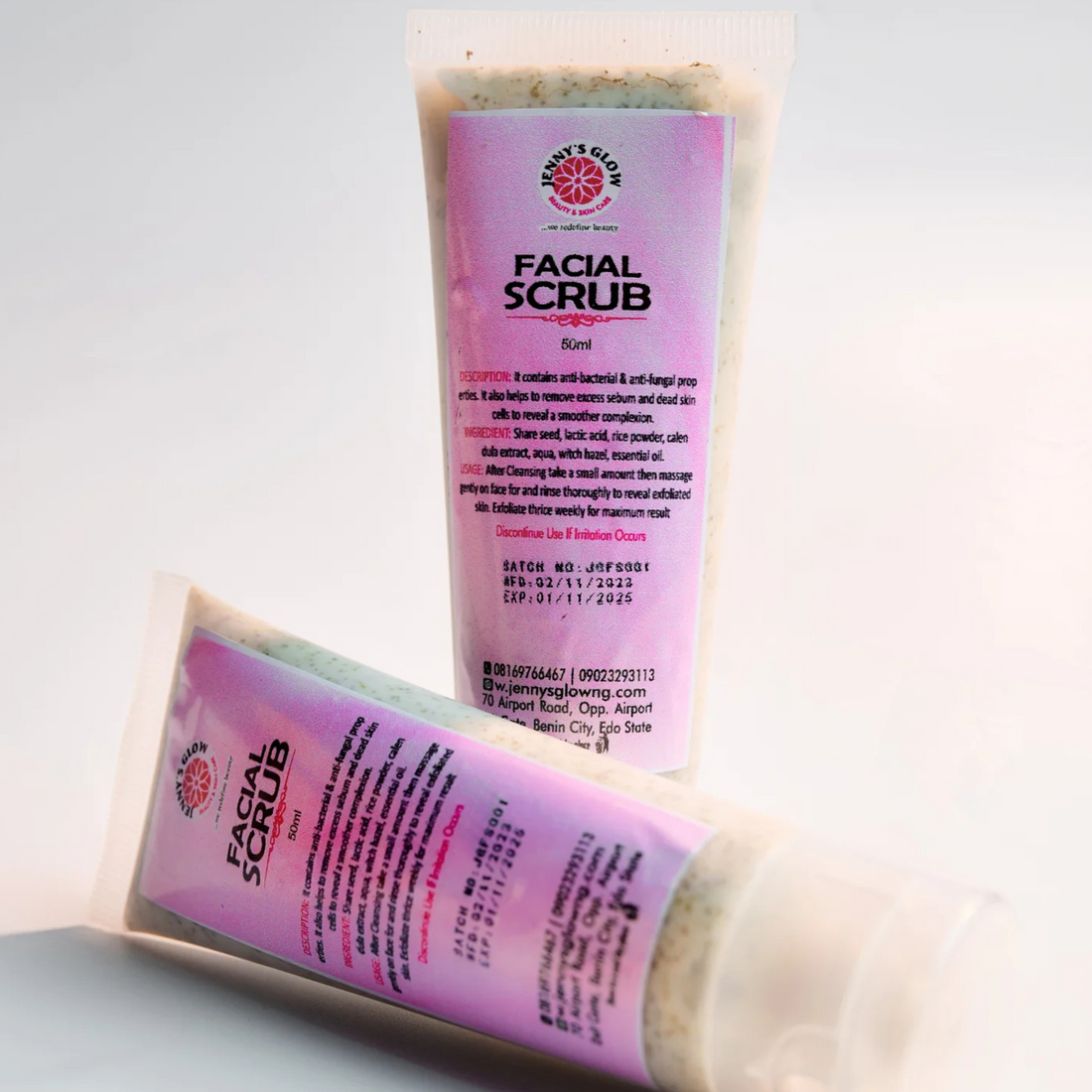 JennysGlow -  Resurfacing Facial Scrub