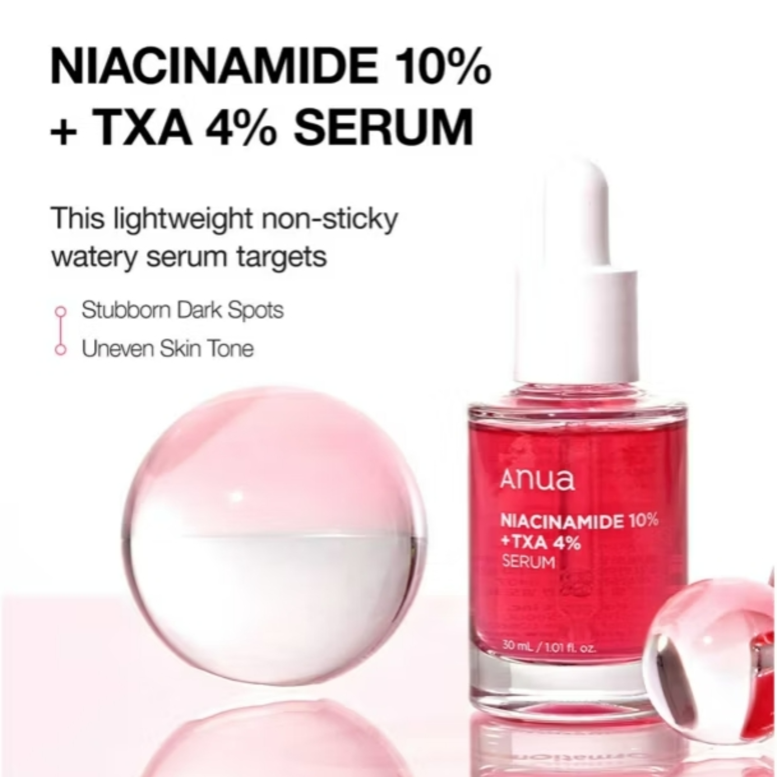 Anua - Niacinamide 10% and TXA 4% Serum (30ml)