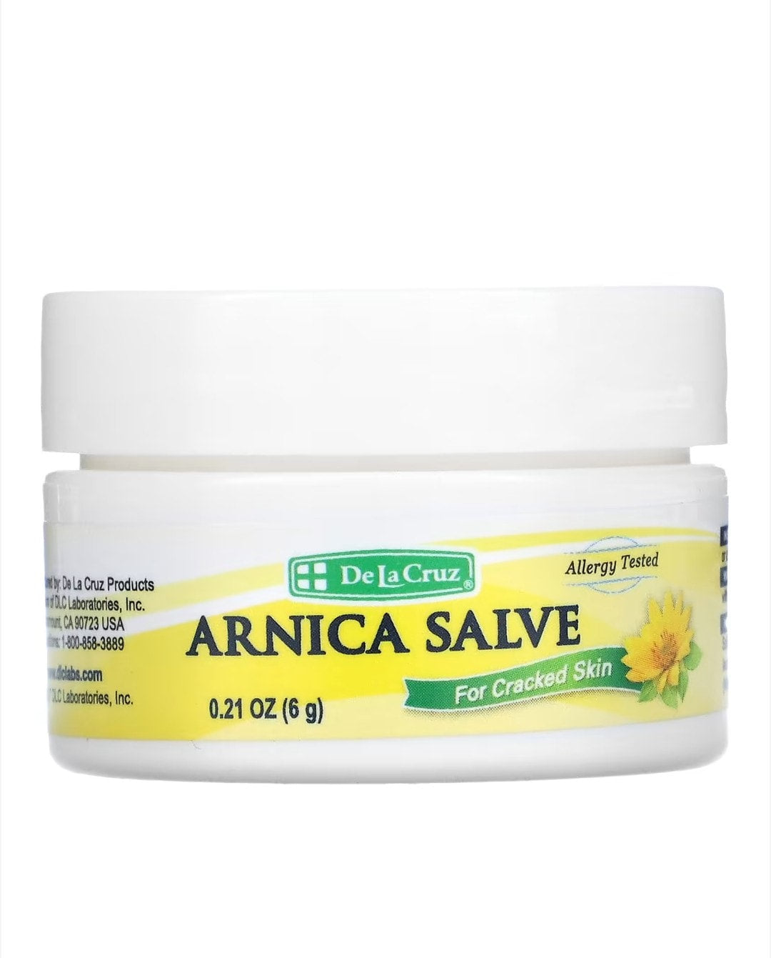 De La Cruz - Arnica Salve for Cracked Skin, 0.21 oz (6 g)