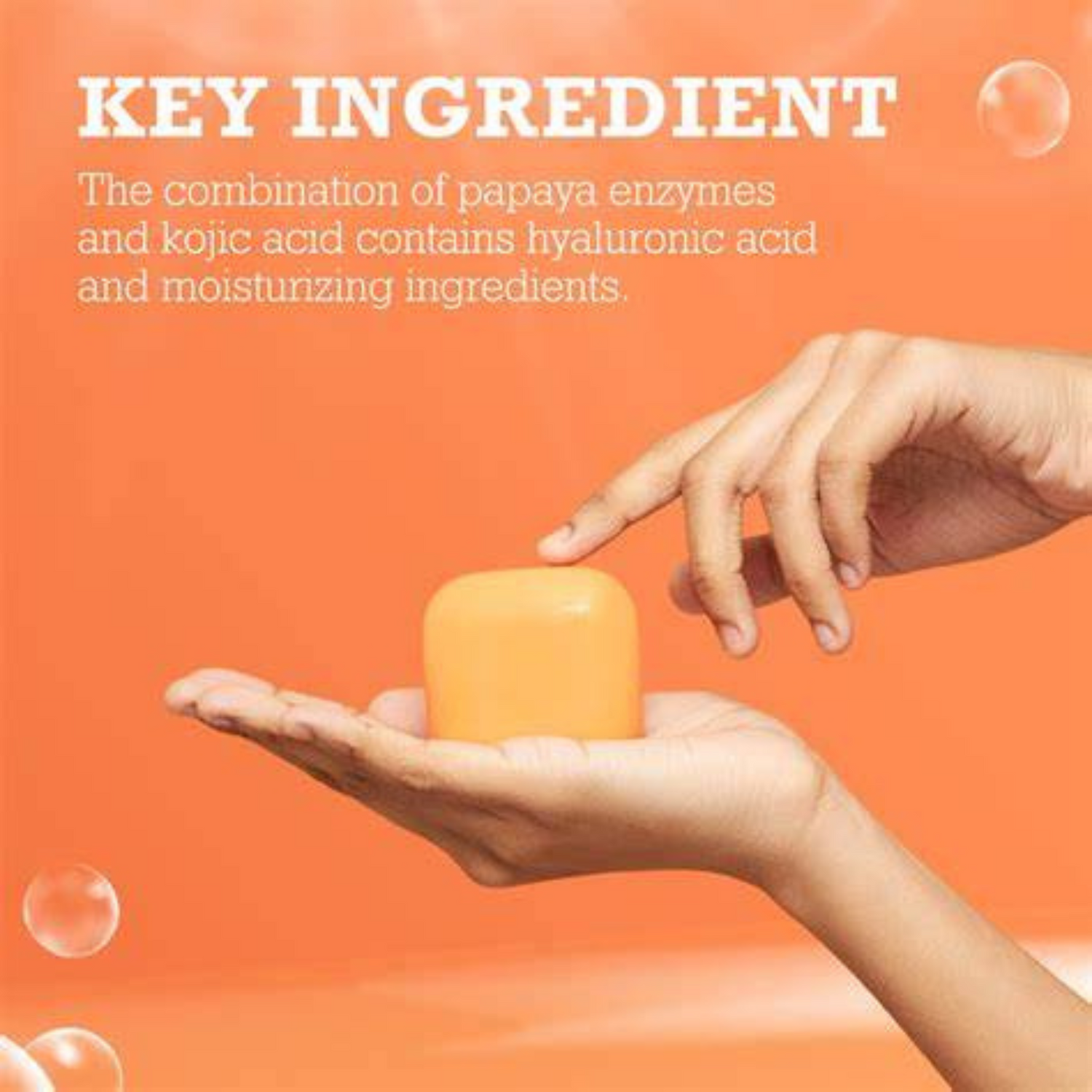 Koji White -  Koji Acid &amp; Papaya Brightening soap ( 2 bars)