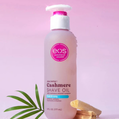 eos - Fresh &amp; Cozy Shave Oil (177ml/6 fl oz) * Lid slightly damaged*
