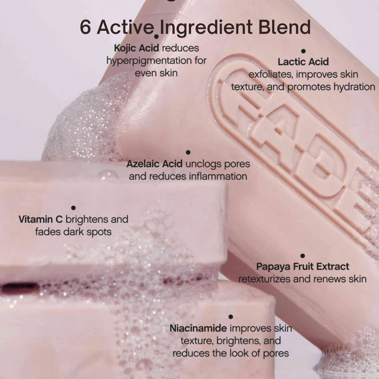 Topicals- Faded Brightening Cleansing Bar For Dark Spots + Discoloration  (2 Bars)
