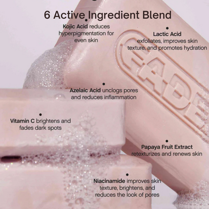 Topicals- Faded Brightening Cleansing Bar For Dark Spots + Discoloration  (2 Bars)