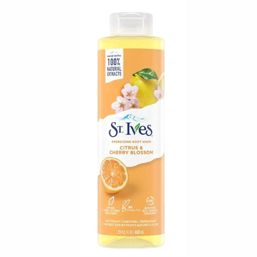 St. Ives - Energizing Body Wash, Citrus &amp; Cherry Blossom