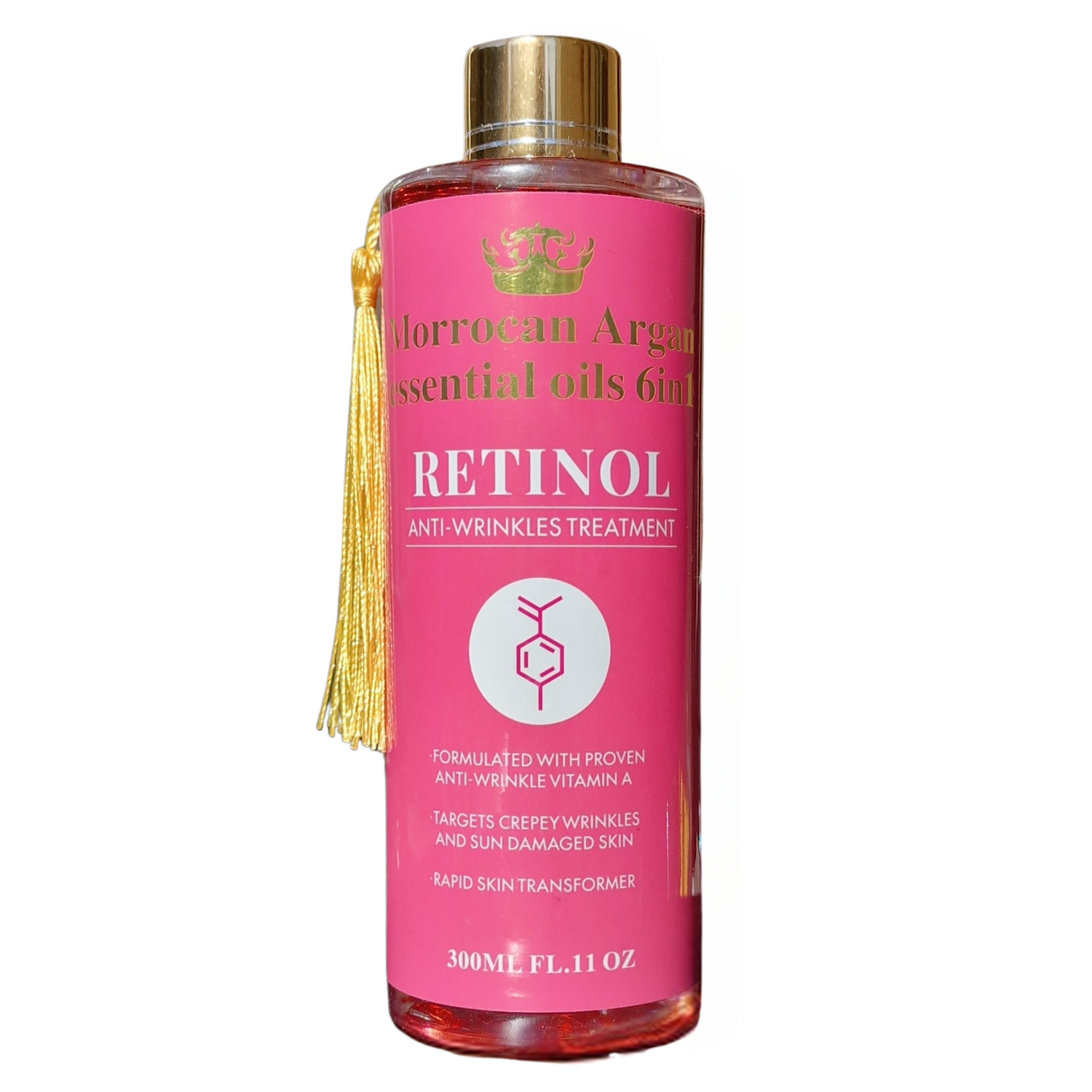 Morrocan Argan Essential Oils 6in1 - Retinol (300ml / 11 fl oz)