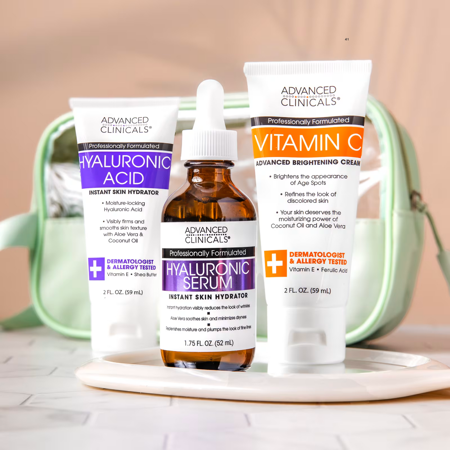 Advanced Clinicals- Hydration Beauty Bag