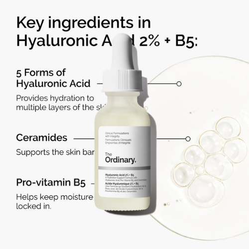 The Ordinary - Hyaluronic Acid 2% Serum + B5 with Ceramides (30ml)