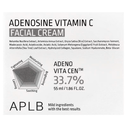 APLB, Adenosine Vitamin C Facial Cream (1.86 fl oz/55 ml)