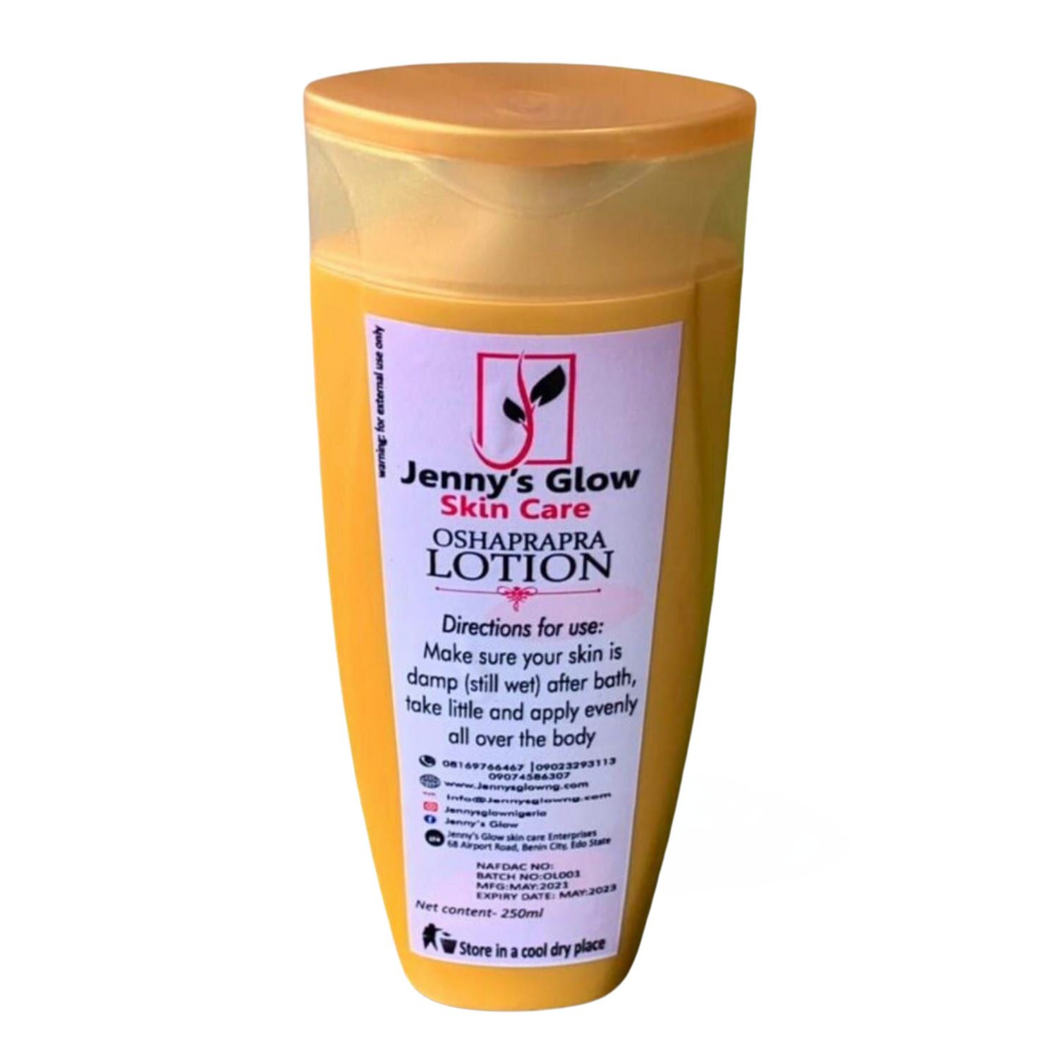 JennysGlow - Oshaprapra Lotion a.k.a (Snow White)