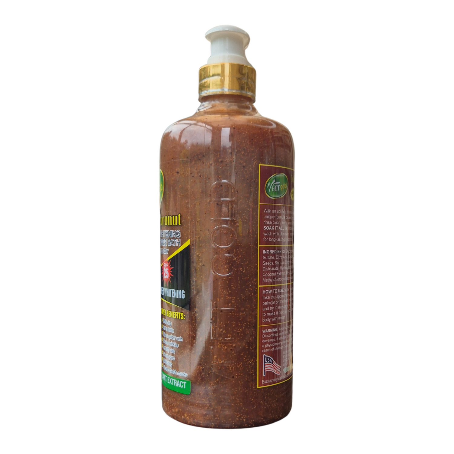 Veetgold Coffee &amp; Coconut Shower Bath (1000ml)