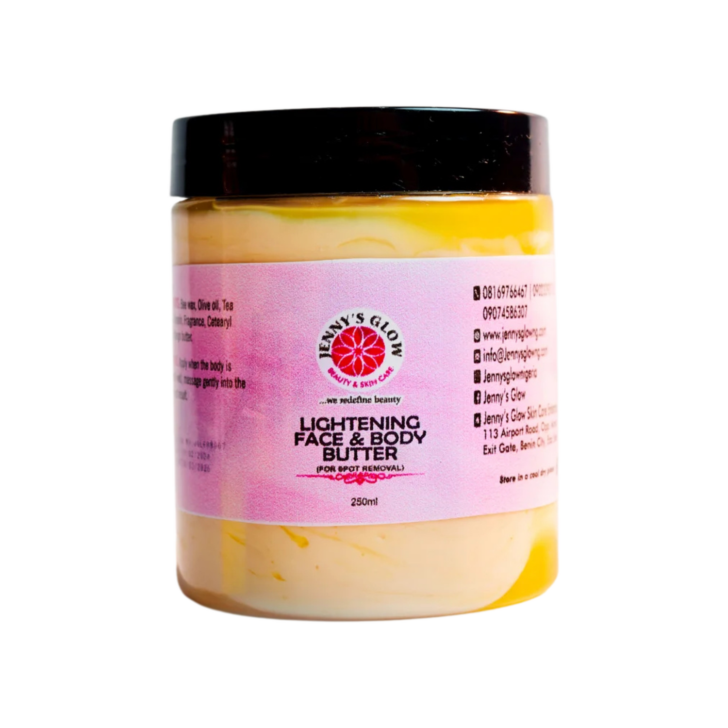 Jennys Glow - Lightening Face &amp; Body Butter
