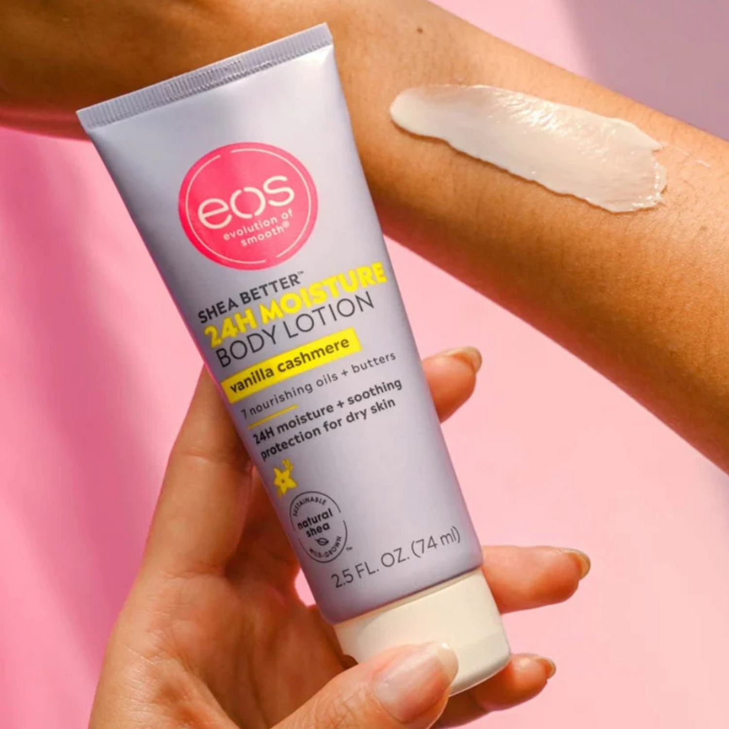 eos - Vanilla Cashmere Travel Body Lotion
