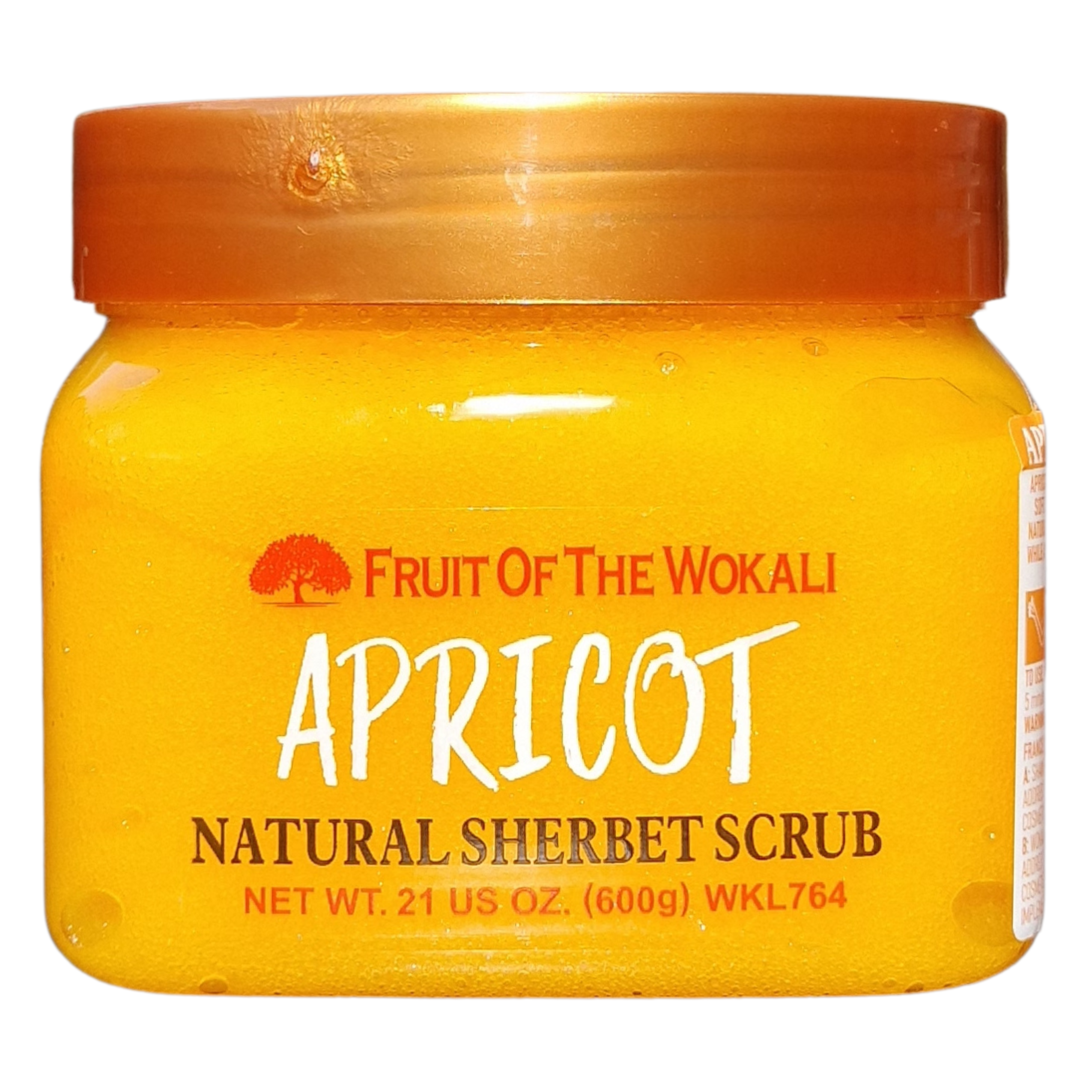 Fruit Of The Wokali - Apricot Natural Sherbet Scrub (600g / 21 US Oz)